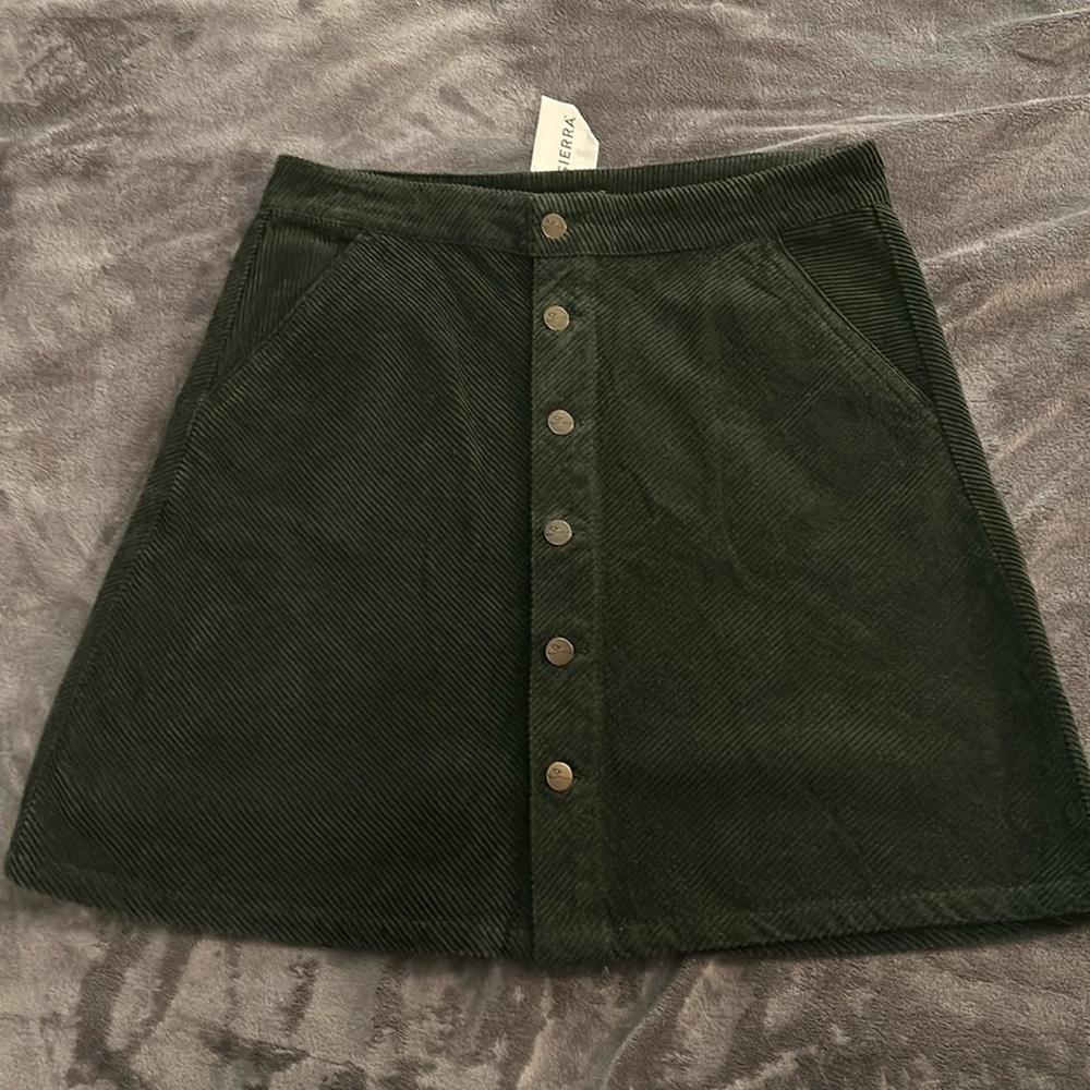 Supplies by Union Bay Hedge A-Line curdory skirt size 14